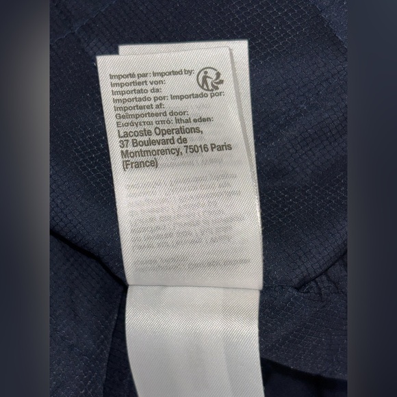 NWOT Women’s Lacoste Varsity Bomber Patch Stripe Jacket Preppy Heritage Sport XS - Picture 11 of 15